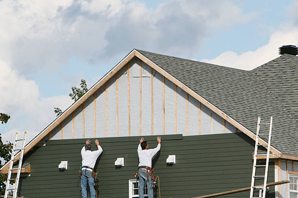 Professional Siding Repair technician working in Raymond, IL